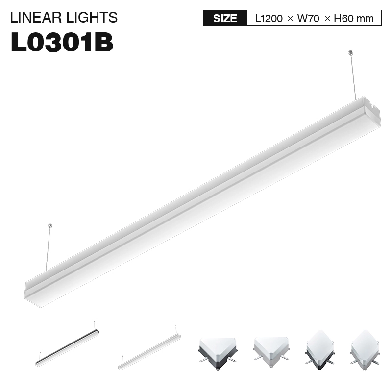 MLL003-A 40W 3000K 120° Սպիտակ կախազարդ ջահ-LED Linear Lamp--01