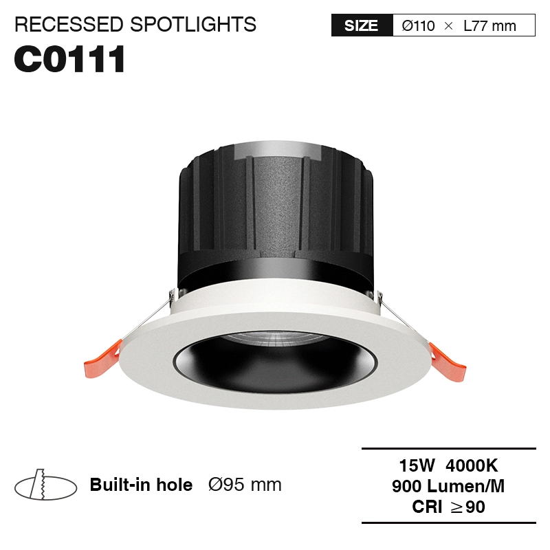 DCL001-E 40W 4000K 70° Spotsolas cuasaithe - Soilse plástarchlár cuasaithe --01