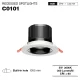 CSL001-A 5W 3000K 24° foro hole Φ55 faretti incasso led-Illuminazione LED per negozi-CSL001-A-01