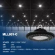 MLL001-C 150W 6000K 90° Nero UFO-Illuminazione del magazzino--02