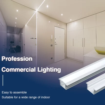 Profilo Luminoso a LED di Ampie Dimensioni - SP08 STL003 Kosoom-Profilo LED Soffitto--02