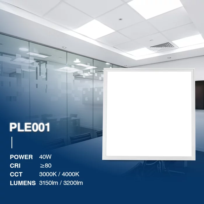 PLE001 40W 4000K 110° Bianco Pannelli led-Lampade Camera Da Letto Moderna--02F