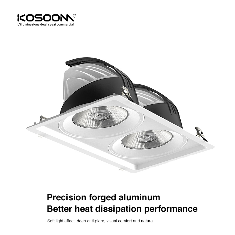 Fabbrica direttamente C0418 LED Downlights 30W*3 4000K 7500LM CSL004-A Kosoom-Faretti da Incasso