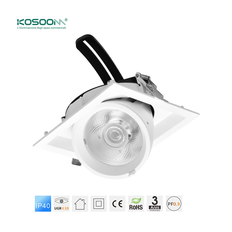 C0414 Velkoobchod LED Downlight 30W 4000K 2500LM CSL004-A Kosoom-Zapuštěná bodová světla