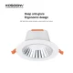 CDL002-E 15W 4000K 36° Bianco faretti da incasso design-Illuminazione LED per negozi--03