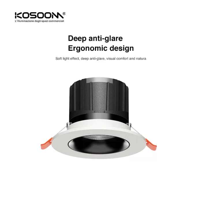 CSL001-A 15W 3000K 24° foro hole Φ95 faretti incasso led-Faretti Soggiorno--03