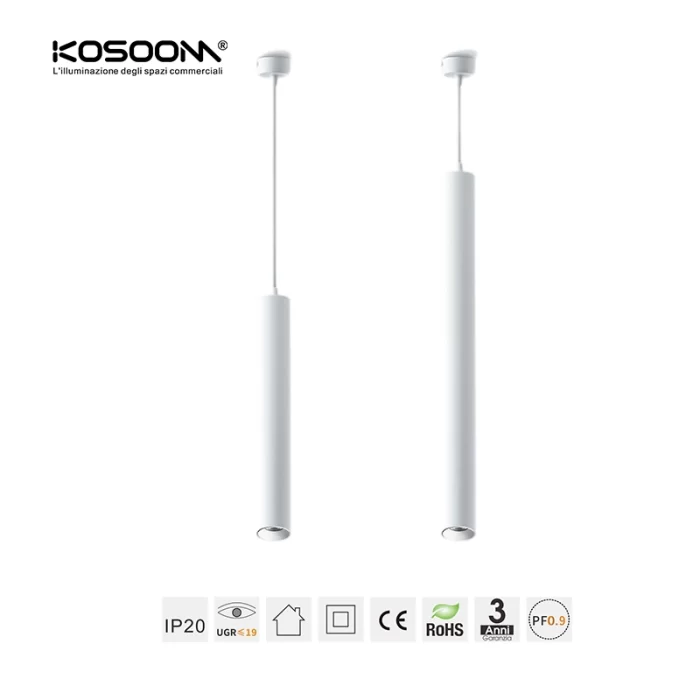 CSL001-M 7W 3000K 36° Bianco lampadari a goccia-Lampadario Sala da Pranzo--03B