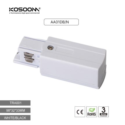 Connettore di alimentazione quadrato a quattro fili Right White TRA001-AA01DB Kosoom-Accessori--04 11