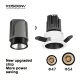 Anello frontale argento premium per faretto - CSL005-A-CB0501 - Kosoom-Accessori--04