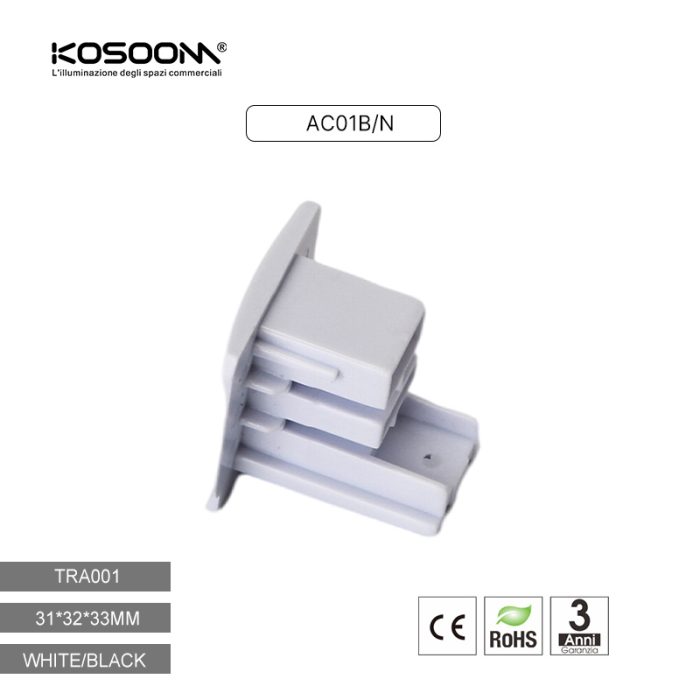 Connessione finale quadrifilare di potenza a quattro fili TRA001-AC01B Kosoom-Binario quadrata e accessori--04 26