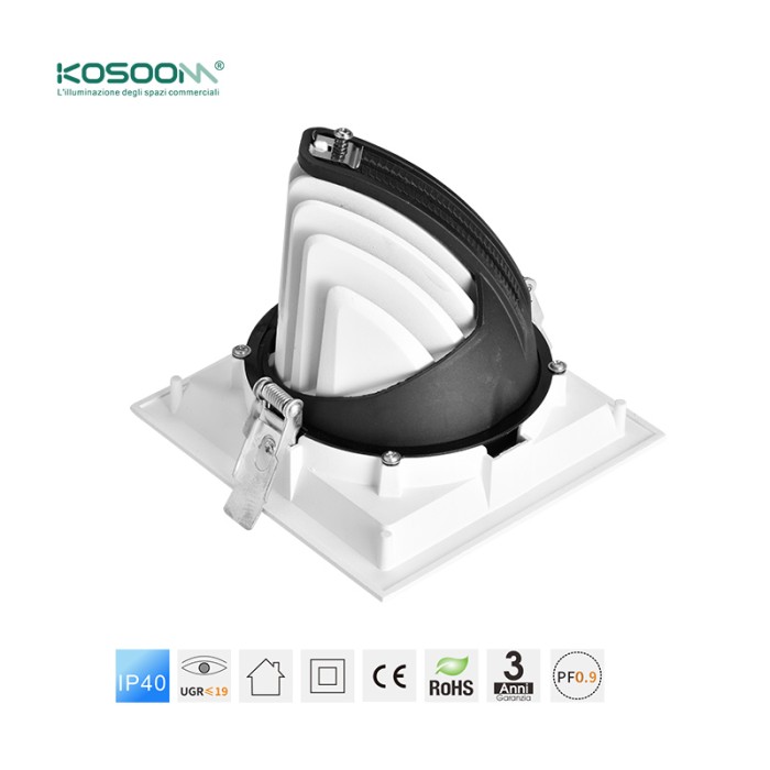 C0414 Downlight LED all'ingrosso 30W 4000K 2500LM CSL004-A Kosoom-Faretti da Incasso