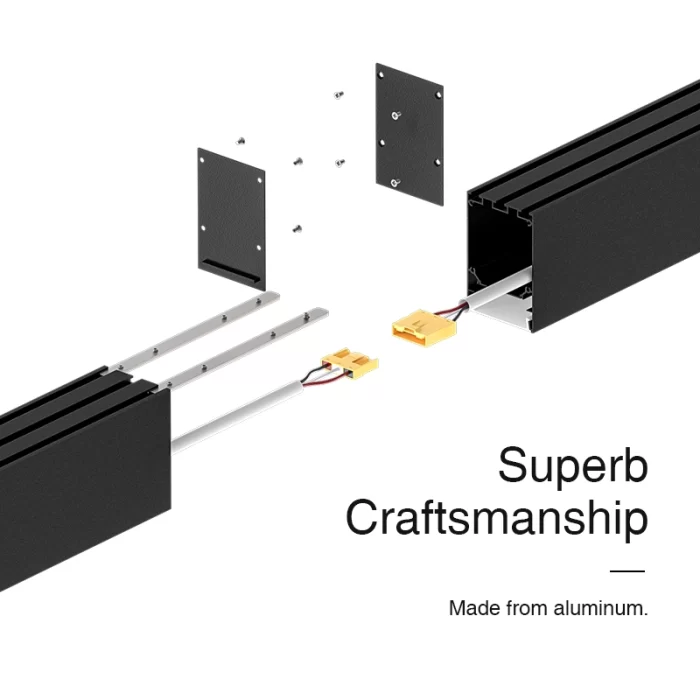 SLL003-A 40W 4000K 110° Nero lampadario pendente-Nero--05