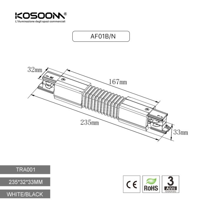 Giunto cardanico a quattro fili Soft White TRA001-AF01B Kosoom-Accessori--05 14