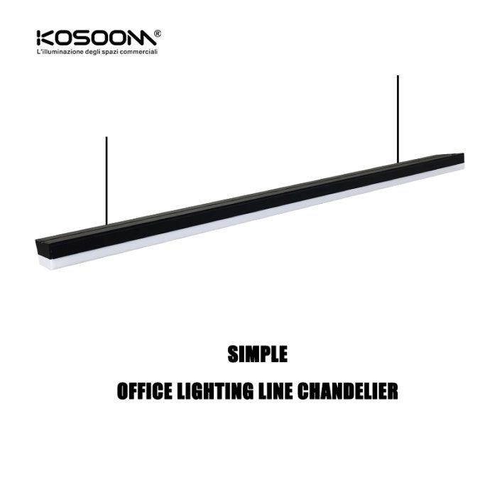 Kit di accessori per installazione a soffitto da 100 mm di alta qualità per luci lineari a soffitto a LED MLL003-A LA0305-Kosoom-Accessori--06 11
