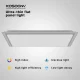 PLE001 40W 3000K 110° Bianco Pannlli led-Illuminazione della sala da pranzo--06