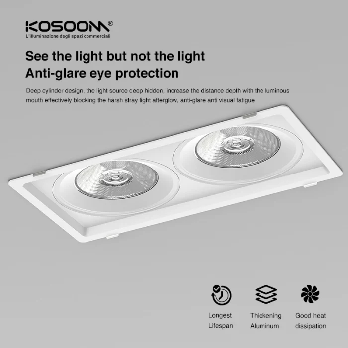 CSL004-A 10W 3000K 24° faretti a led da incasso-Faretti Incasso Cartongesso--06