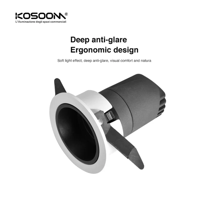 Anello frontale argento premium per faretto - CSL005-A-CB0501 - Kosoom-Faretti LED--09