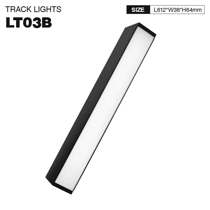 SLL001-B 12W 3000K 110° Nero Modulaer-Illuminazione LED per negozi--1