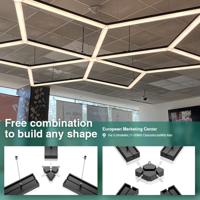 Alta qualità L0312B Modulo diamante Luci a LED lineari MLL003-A Alta luminosità multifunzionale Bianco 6W 4000k 630LM-Kosoom-Illuminazione per supermercati--10