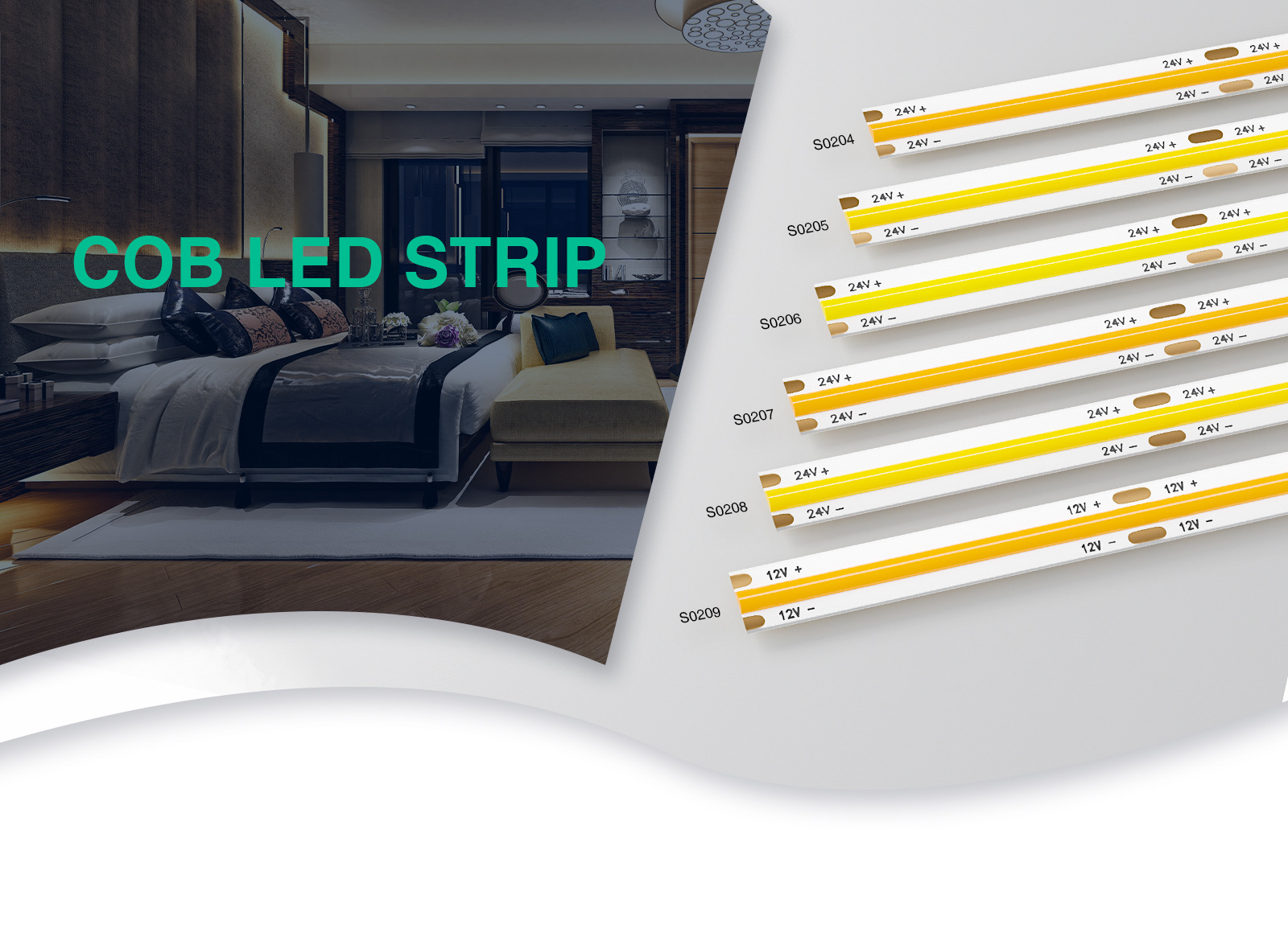 S0204 STL002 Direttamente Da Fabbrica LED Strip 3000K 1130LM/M Garanzia:3anni Kosoom-Strisce LED Corridoio--11