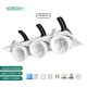 Wholesale LED Faretto Orientabile da Incasso C0405 10W*3 3000K 2010LM CSL004-A KOSOOM-30w