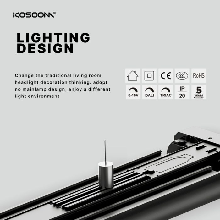 Illumina il tuo mondo Illuminazione lineare a LED 580mm Modello semplice Singolo offset 15W 1700LM SL992B-15W- Kosoom-Prodotti Personalizzabili--22209 1706352970