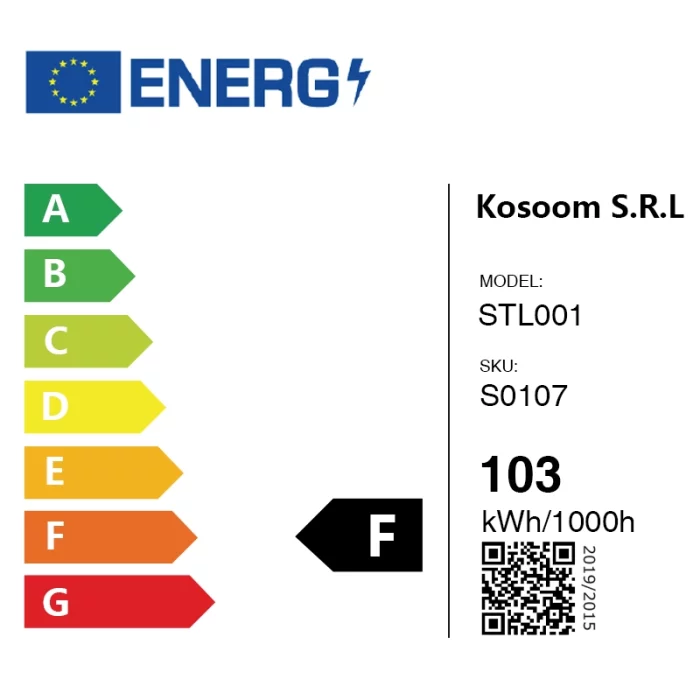 STL001 9W 3000K 120° Striscia luminosa LED-Strisce LED per Scale Interne--S0107