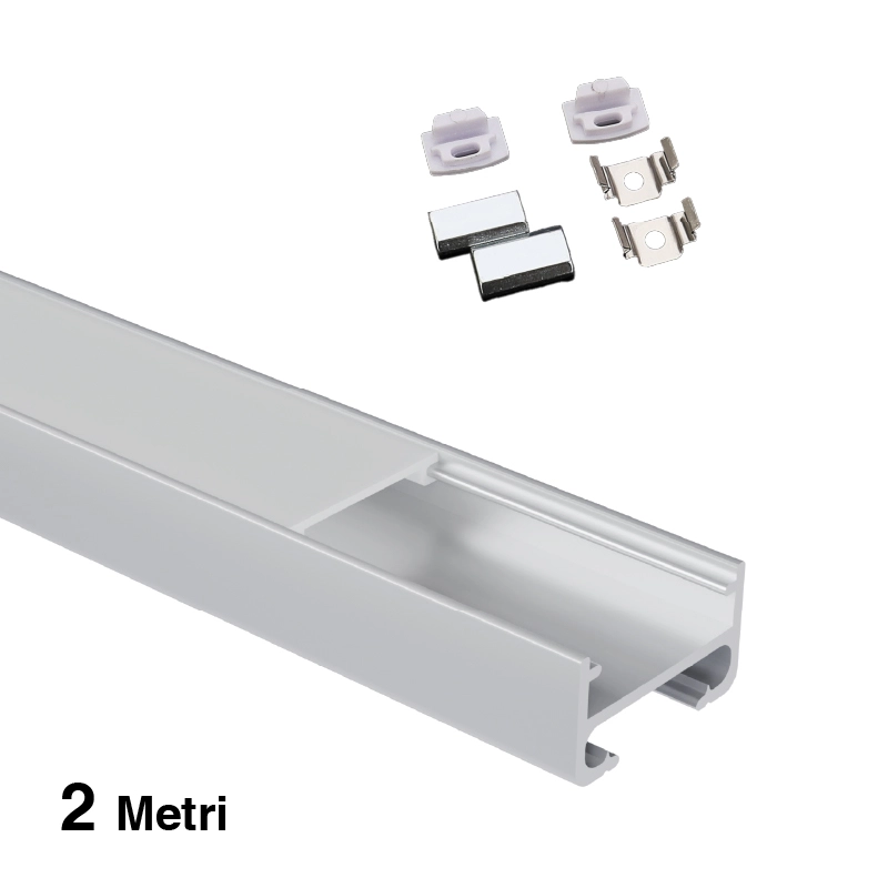 Profaịlụ LED L2000x13.3x6.9mm Profaịlụ mgbidi SP06-LED-SP06