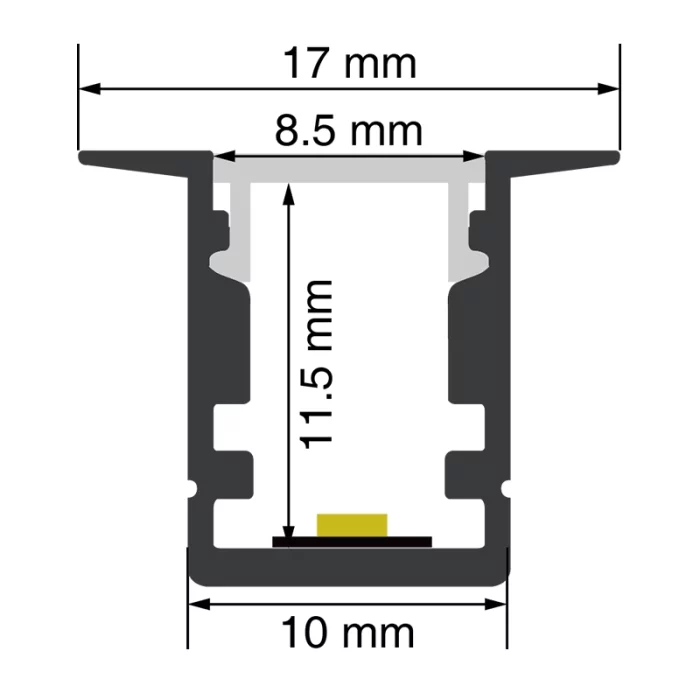 Profili LED  L2000x17x13mm SP15-Profili LED--SP15