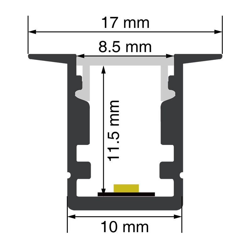 Profili LED  L2000x17x13mm SP15-Profili LED--SP15