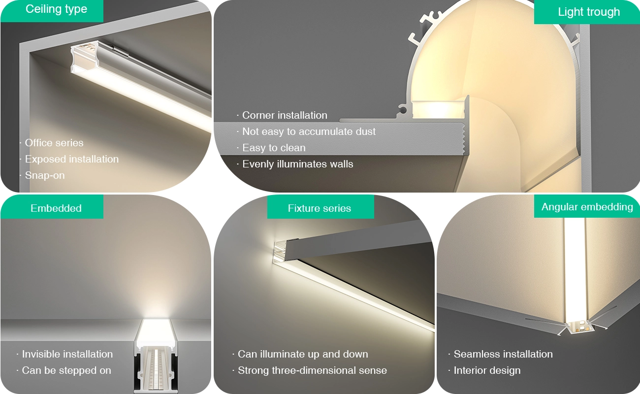 STL002 11W 3000K 140° Strisce LED COB-Striscia LED IP20--10