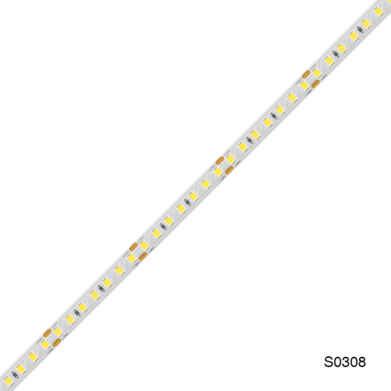 6500K Strip LED 5M 12W/m 1631lm/M 140LEDS IP20 S0308-Striscia a LED per Interni--S0308