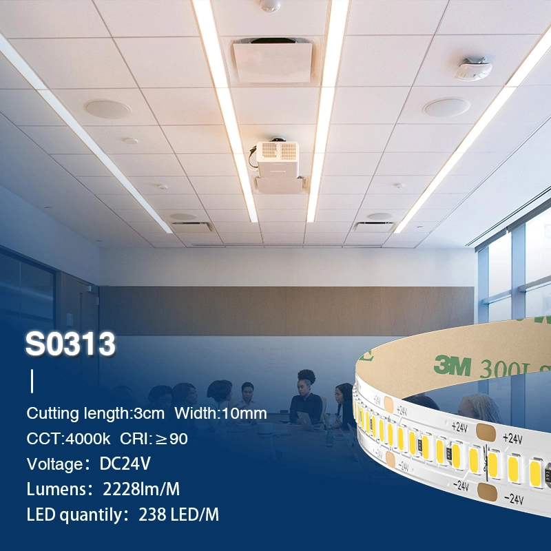 SMD 2835 4000K Ra90 IP20 20W/m 238LED's/m LED-stroke Top-gang-beligting-STL005-S0313