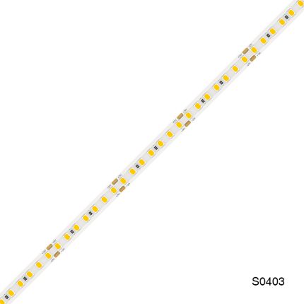 Strisce LED IP44 24V 12W/m 3000K1585lm/M L5000*W8*H2.5mm S0403-Strip LED Cartongesso--S0403