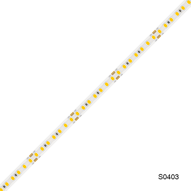Strisce LED IP44 24V 12W/m 3000K1585lm/M L5000*W8*H2.5mm S0403-Strip LED Cartongesso--S0403