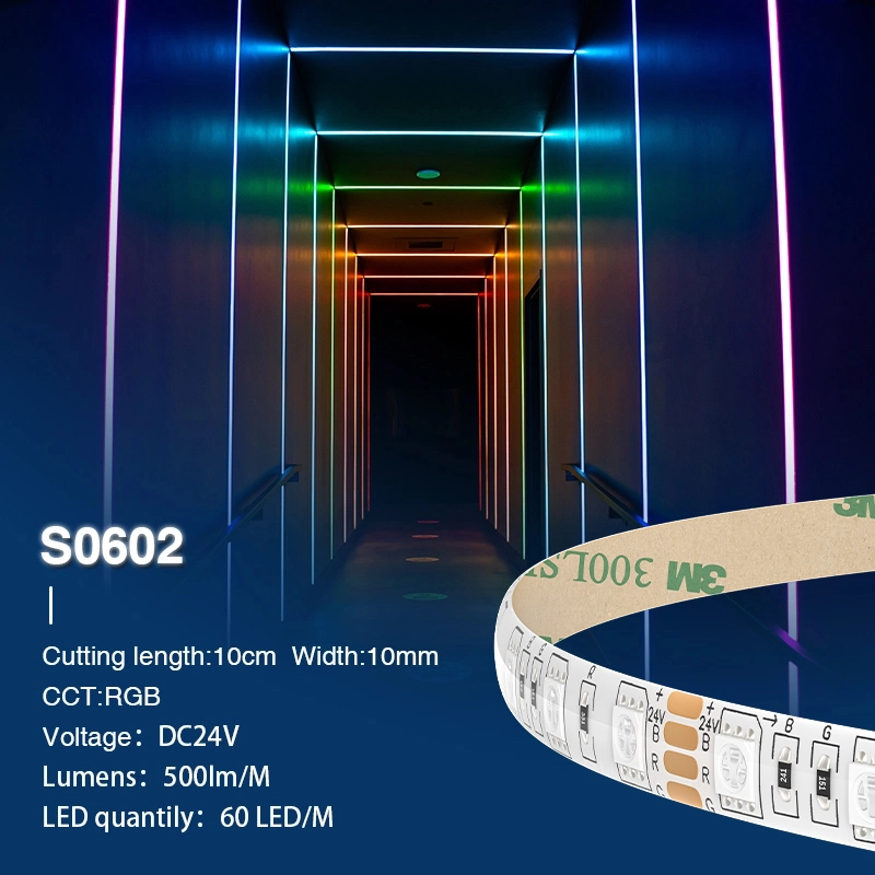 SMD 5050 RGB IP44 13W/m 60LEDs/m 24V Strisce LED RGB-Striscia LED RGB--S0602