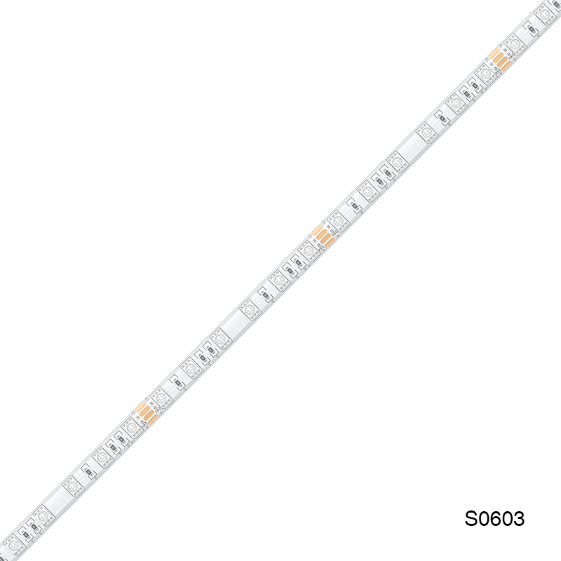 Striscia LED RGB impermeabilizzazione IP65 24V 13W/m 513lm/M S0603-Strisce LED per Scale Interne--S0603