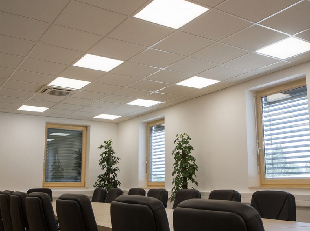 Pannello luminoso a led per ufficio