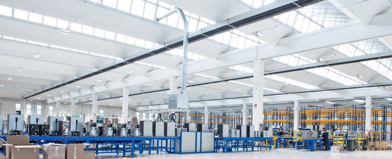 illuminazione industriale