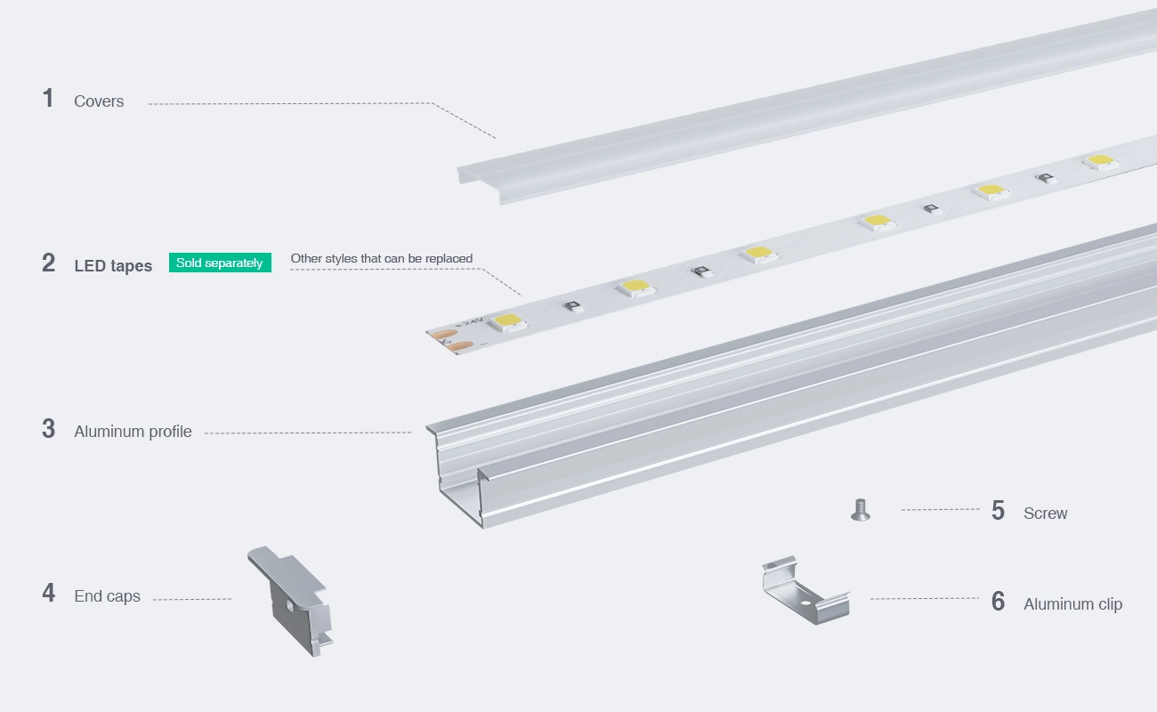 Profili LED L2000x43x20mm SP36-Profilo LED Incasso--03