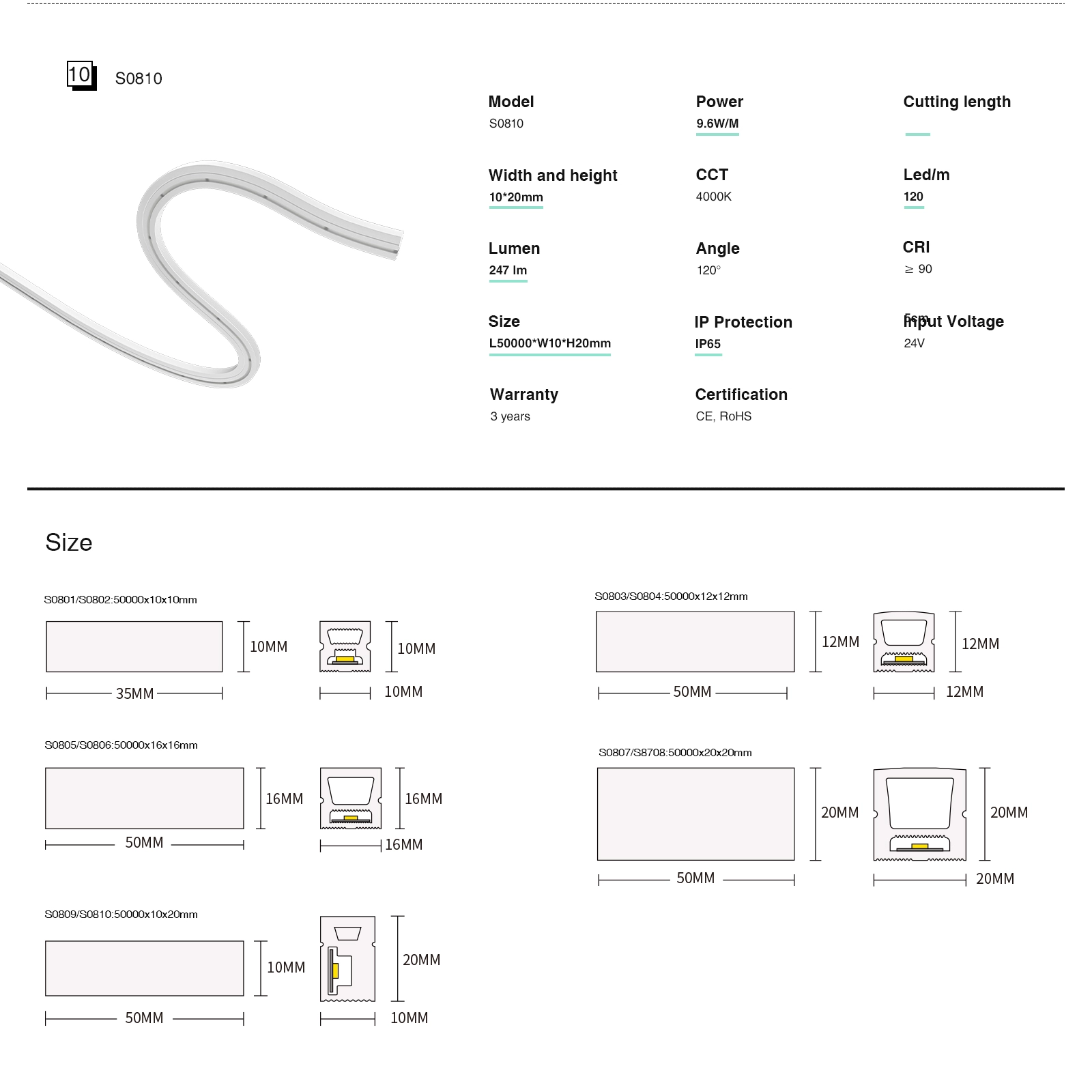 S0801 Striscia LED flessibile-Senza categoria--06