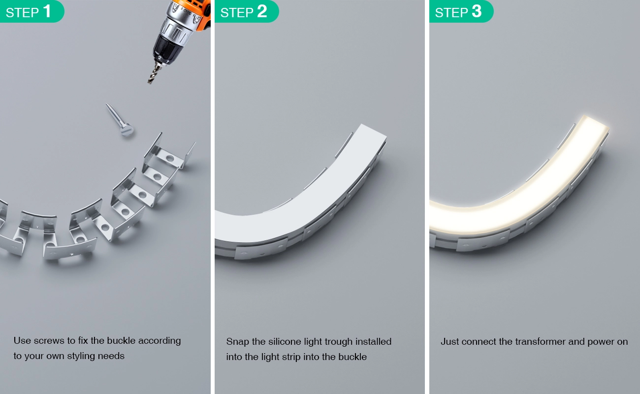 SMD 3000K Ra90 IP65 168LEDs/m L50000*W10*H10mm 24V Striscia LED flessibile-Strisce LED--08 3