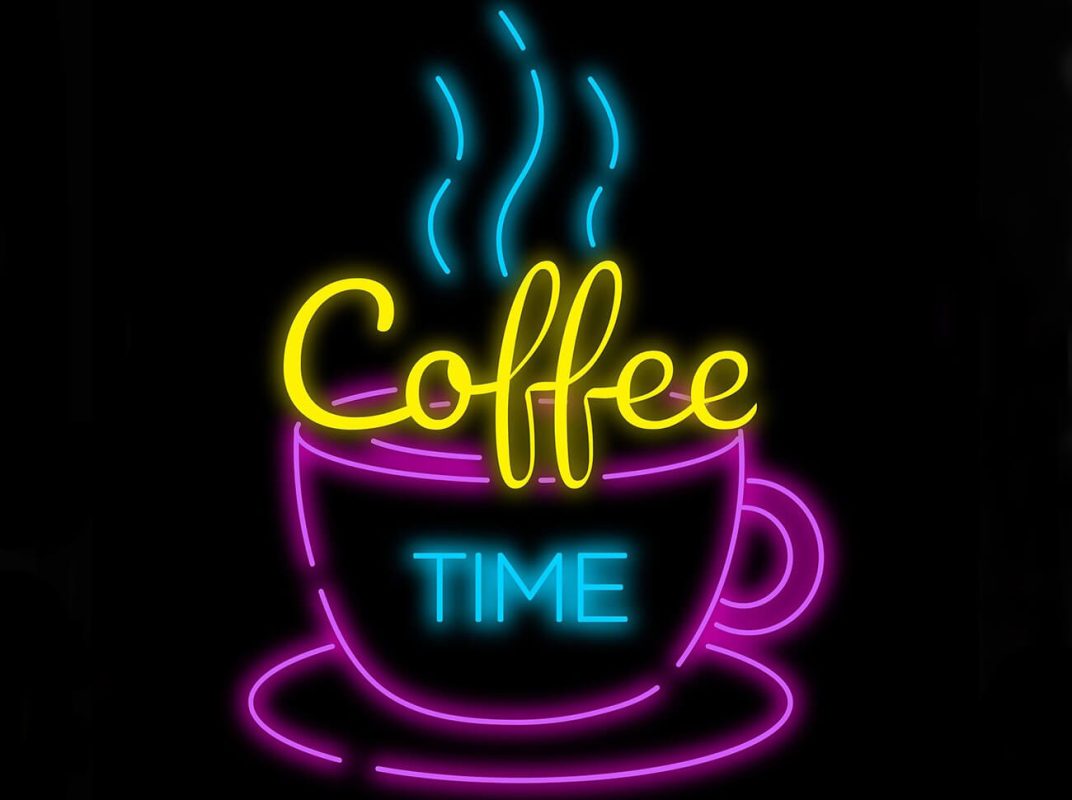 Why is the TV remote changing Neon lights?-Blog--NEON sign coffee time