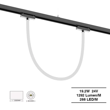 SMD 2835 4000K Ra90 IP65 19.2W 288LEDs/M Neon Flexy Striscia LED-Strisce LED--S0902