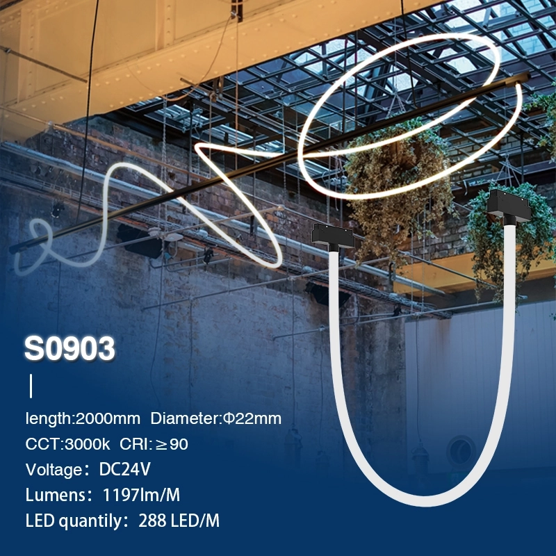 SMD 2835 3000K Ra90 IP65 288LEDs/M 38.4W ネオン Flexy LED ストリップ-LED ストリップ 24V--S0903 (2)