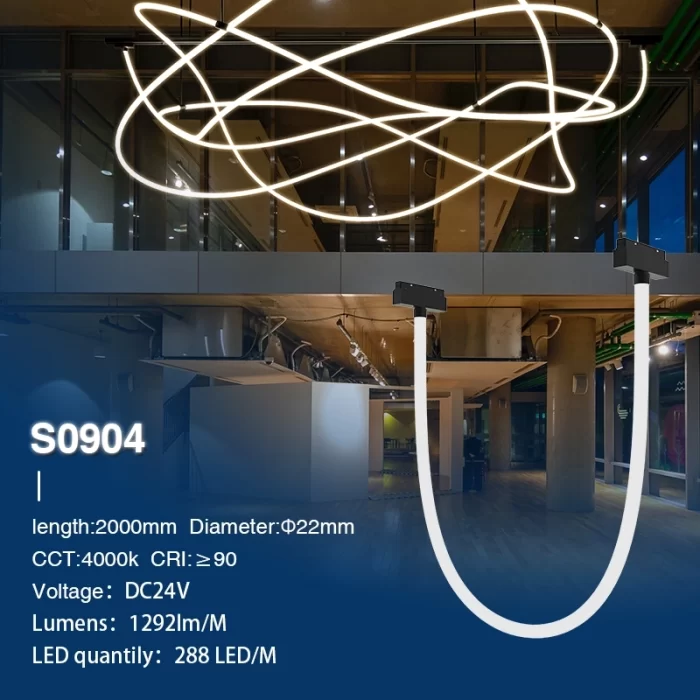 SMD 2835 4000K Ra90 IP65 38.4W 288LEDs/M Neon Flexy Strip LED-Striscia a LED per Interni--S0904 (2)