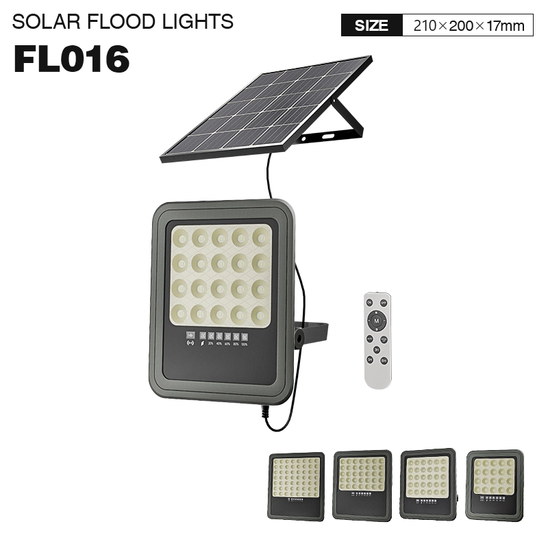 FL016 50W 6500k Proiettore solare-Proiettore LED--01