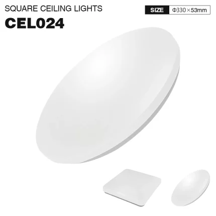 CEL024 Luce LED soffitto 4000K 20W 1600lm-Plafoniera LED Rotonda--01