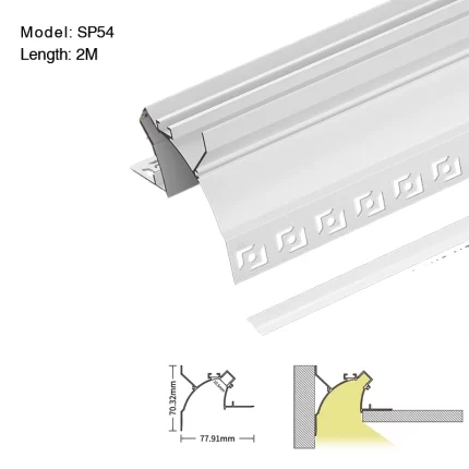 Profili LED L2000x77.91x70.32mm SP54-Profili LED--01