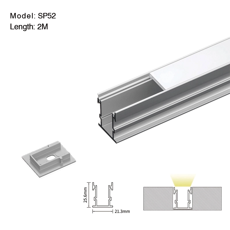 LED Pro Profiles L2000x21.3x25.6mm SP52-Walkable LED Profile--01